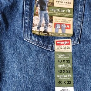 BNWT Wrangler 5 Star Premium Denim Jeans